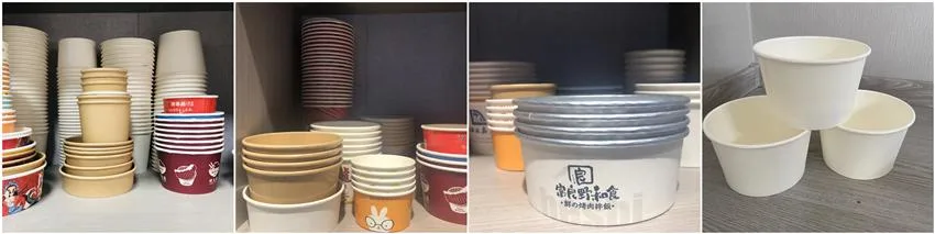 Eco Friendly Biodegrade PE Coating Paper Yogurt Paper Ice Cream Cup Bowl Forming Machine