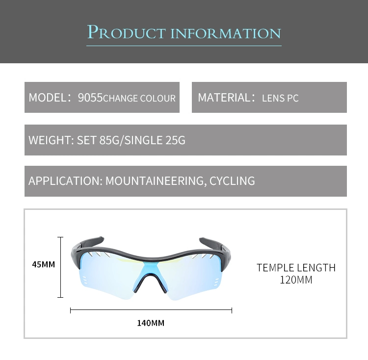 Cycling Glasses Bike Driving Fishing Oversize Cycling Kids Sport Sunglasses