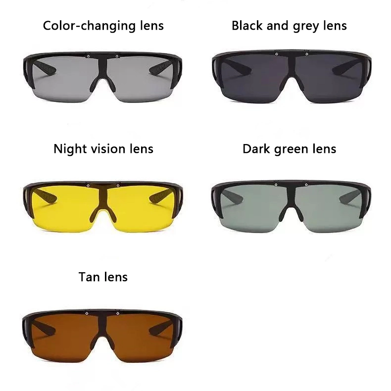 Polarized UV400 High-Quality Fashion Tac Lens PC Frame Outdoor Men Driving Night Vision Sun Glasses Custom Sport Sunglasses