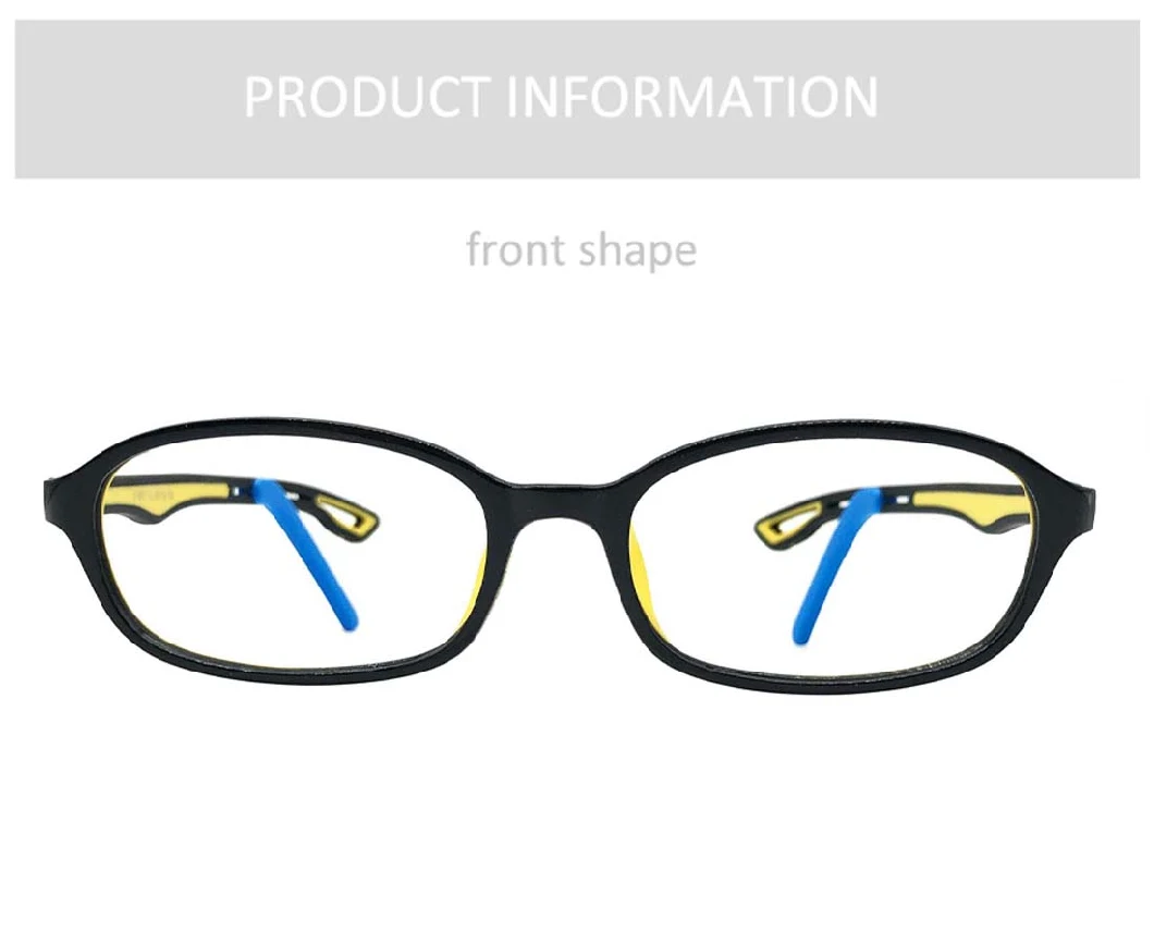 Eyewear Newest Flexible Tr90 Silicone Optical Eyeglasses Frames Computer Glasses Bluelight Kids Anti Blue Light Glasses