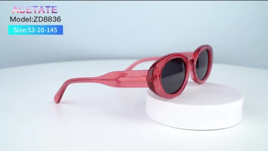Ouyuan New Promotion Luxury Retro Acetate Sunglasses