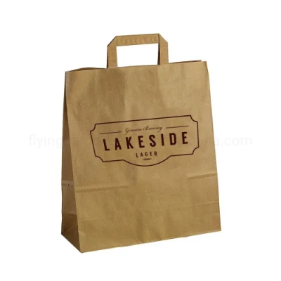 Promotional Bag Stand up Pouch Biodegrade Brown Paper Bags for Food Packaging