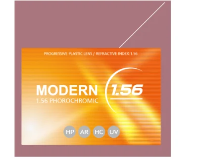 1.56 Progressive Photogray Plastic Lens Hmc